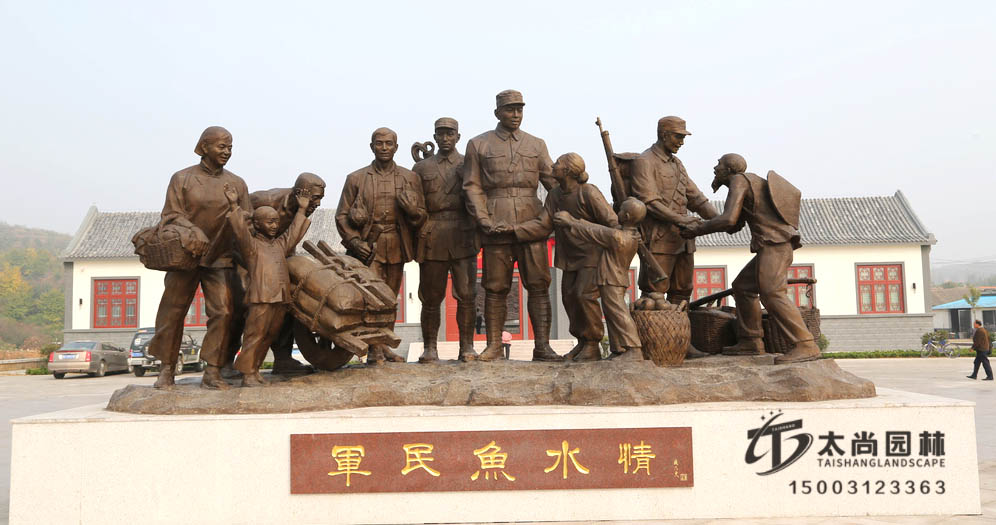 铸铜雕塑，九游会在线园林